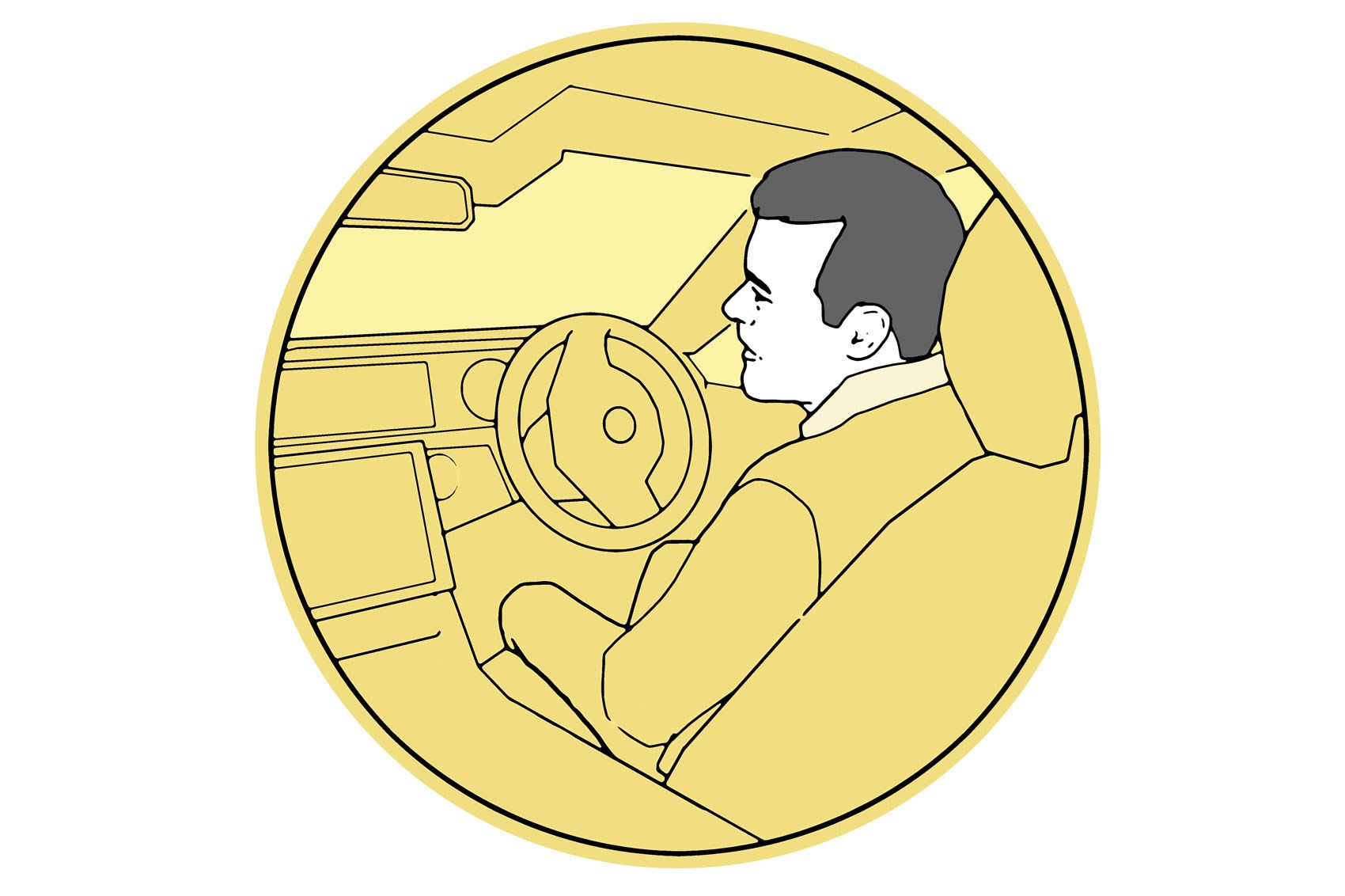 السيارة تتحكم لكن في مواقف الطوارئ