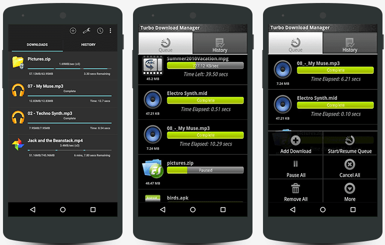برنامج Turbo Download Manager