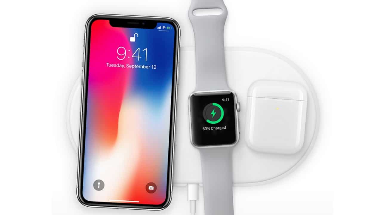 قاعدة الشحن اللاسلكية AirPower