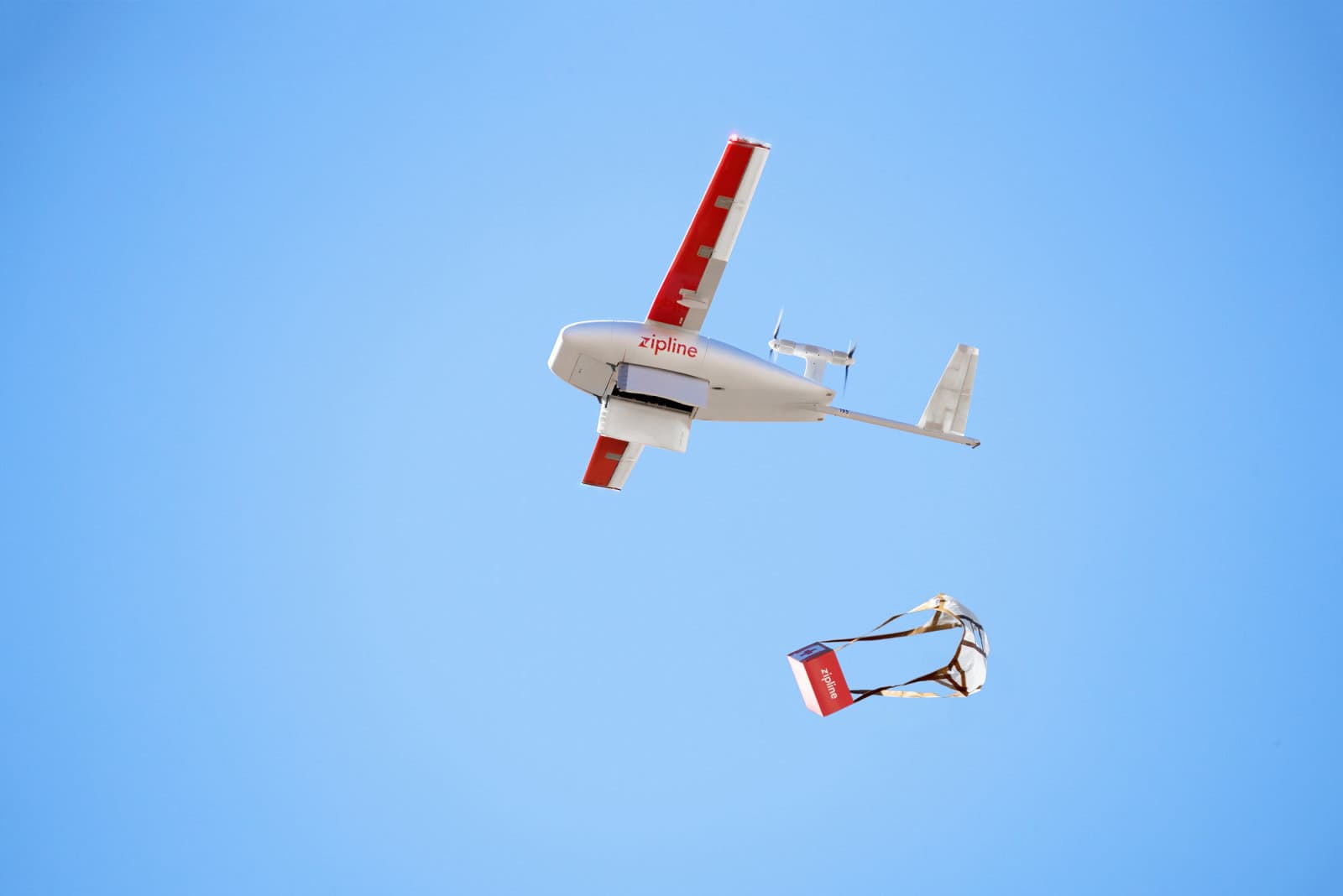 Zipline - طائرات توصيل بدون طيار