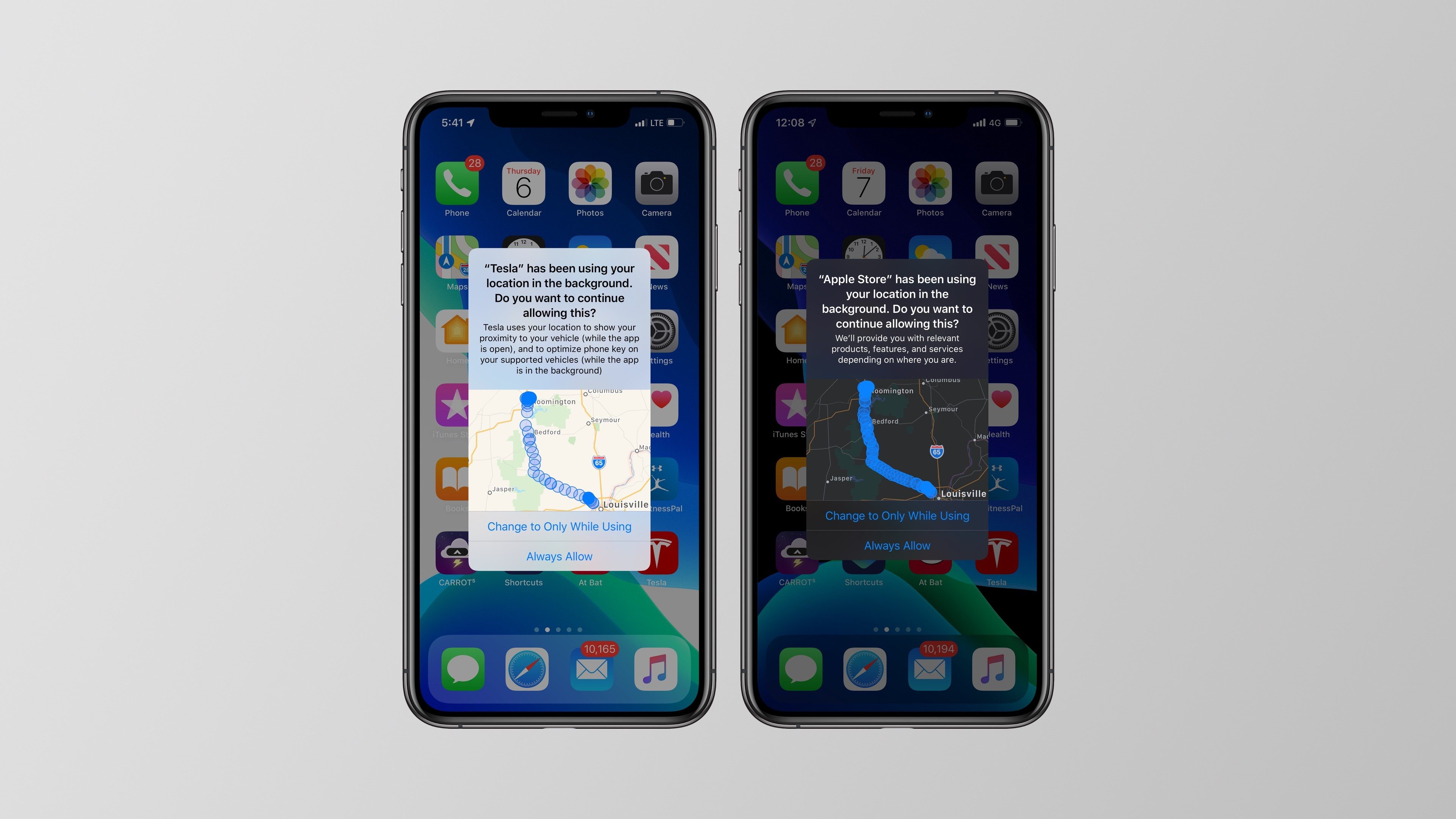 نظام التشغيل iOS 13 يعرض لك خريطة للأماكن التي تتبعك فيها التطبيقات