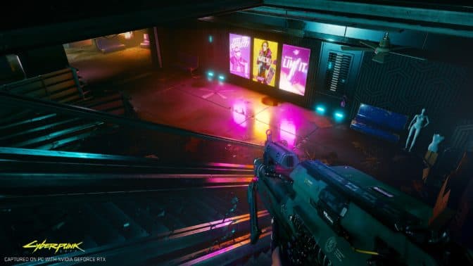 Cyberpunk 2077 abandoned mall