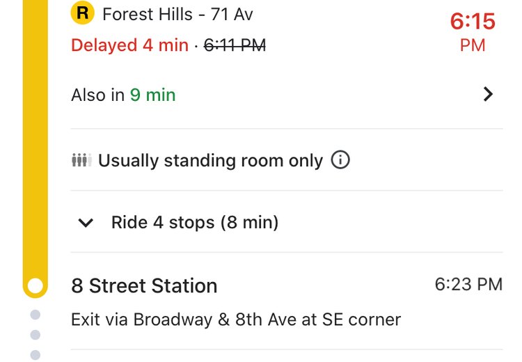 تعرّف على مدى ازدحام قطارك