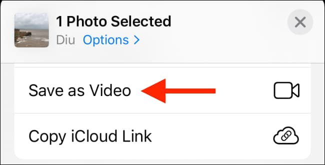 Convert Live Photos to Videos or GIFs 2