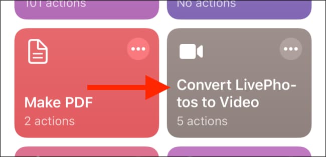 Convert Live Photos to Videos or GIFs 8