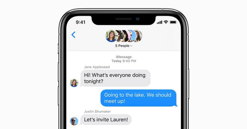 تطبيق المراسلة iMessage