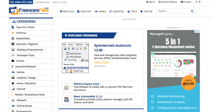 Freewarefiles - افضل موقع تحميل برامج كمبيوتر مجانا