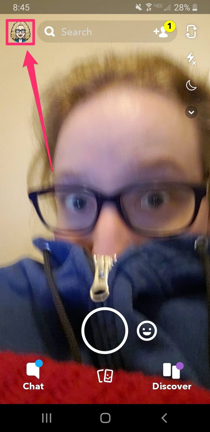 كيف تعرف من أضافك كصديق على سناب شات الخطوة 3