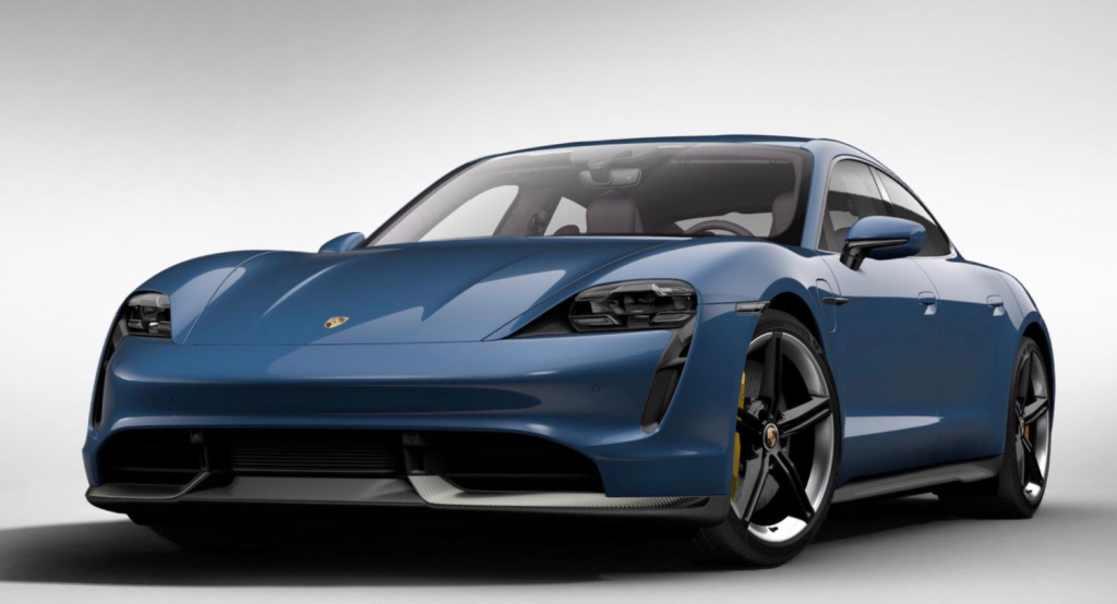 بورش تايكان 2021 أزرق نبتون