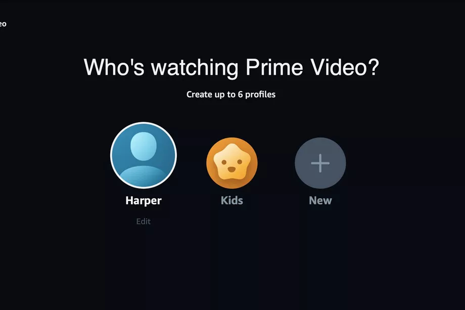 amazon prime video user profiles