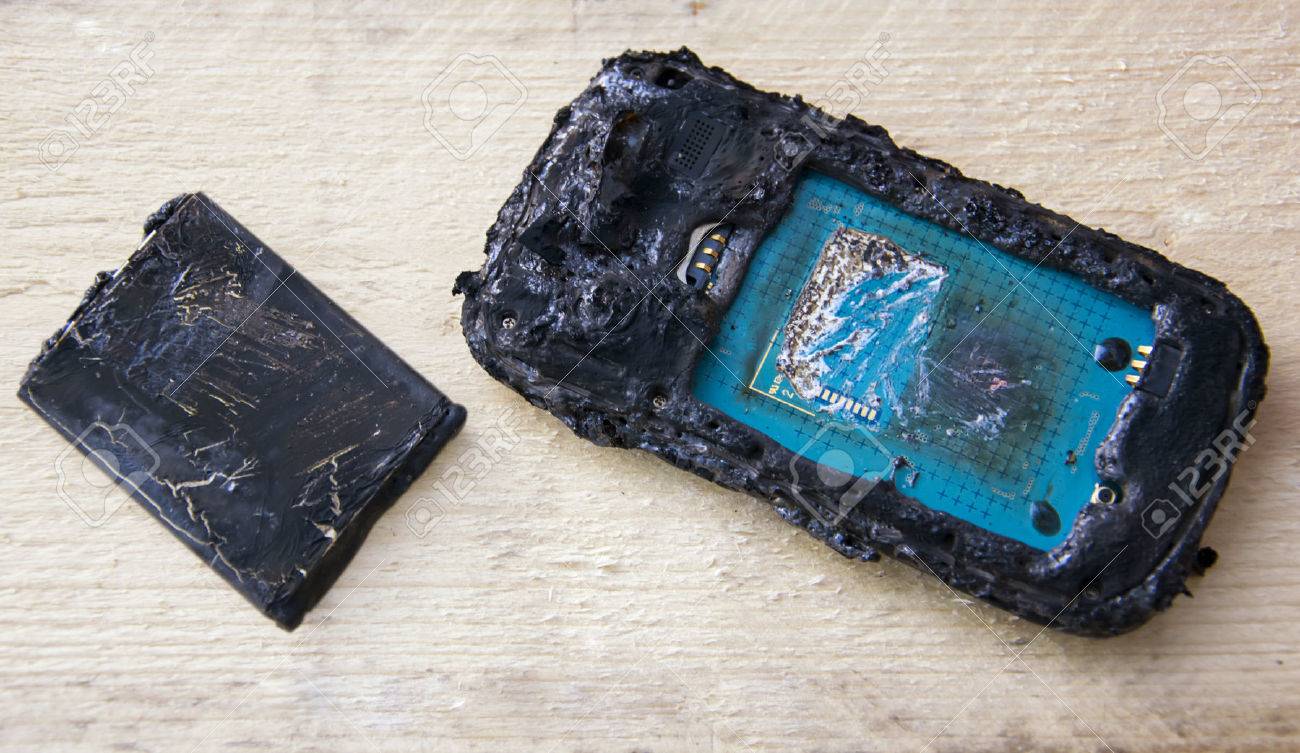 smartphone burn