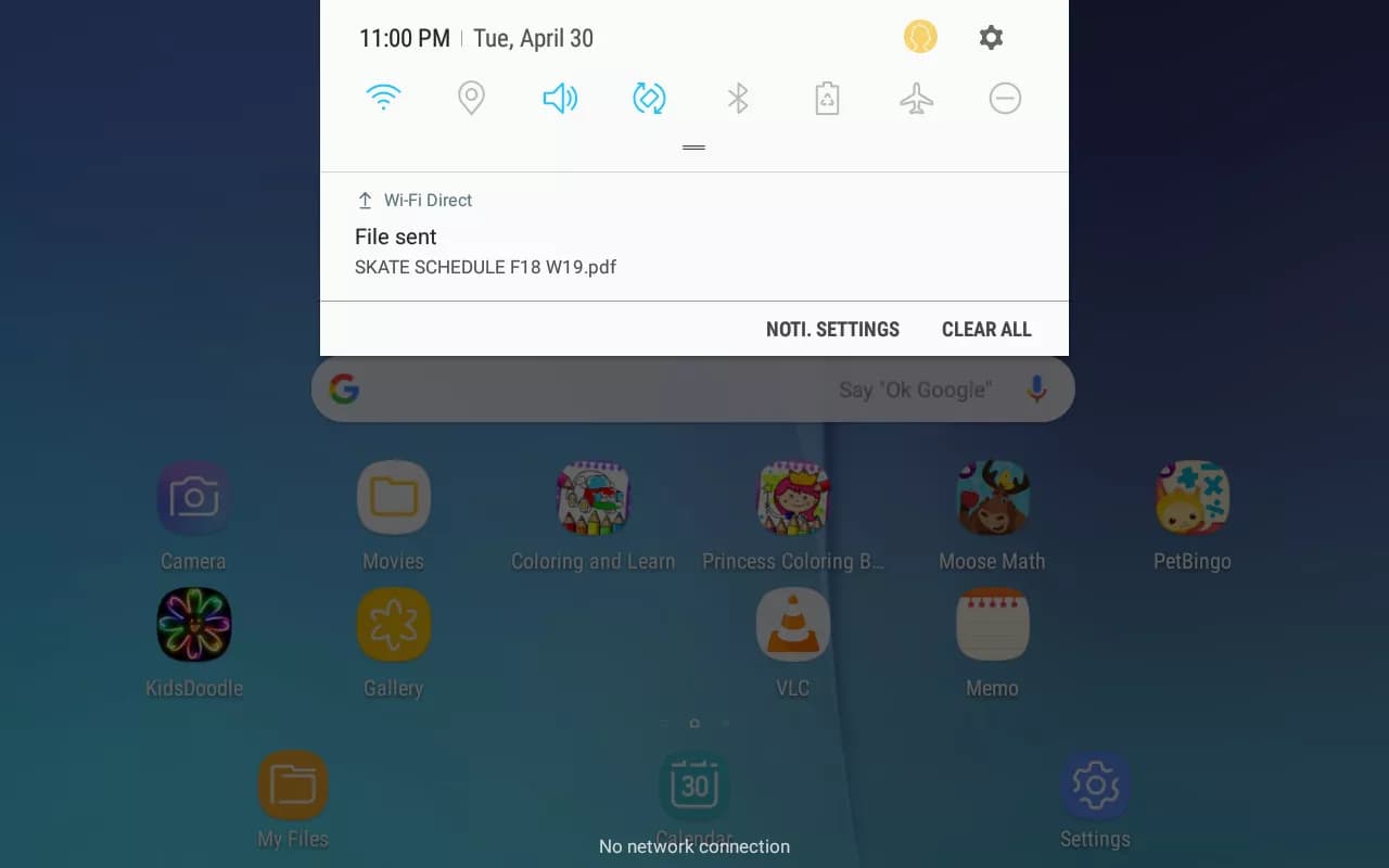 Wifi Direct في إرسال الملفات 7