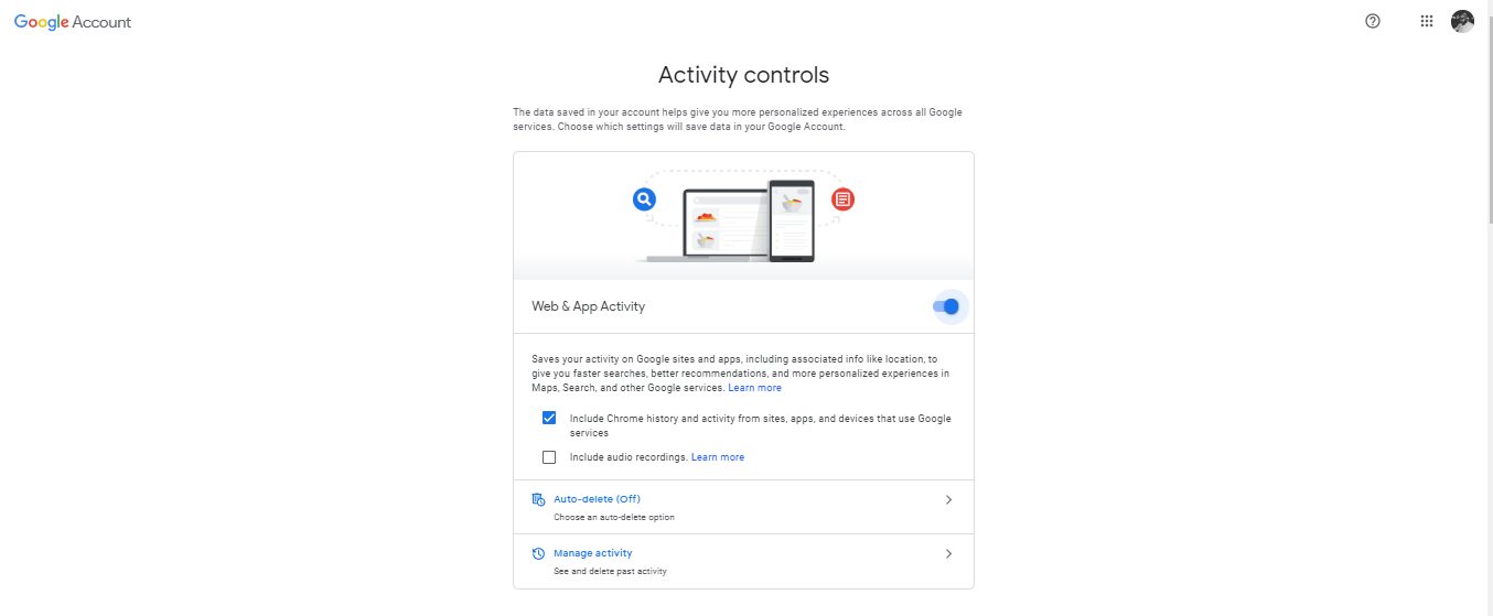 activity controls
