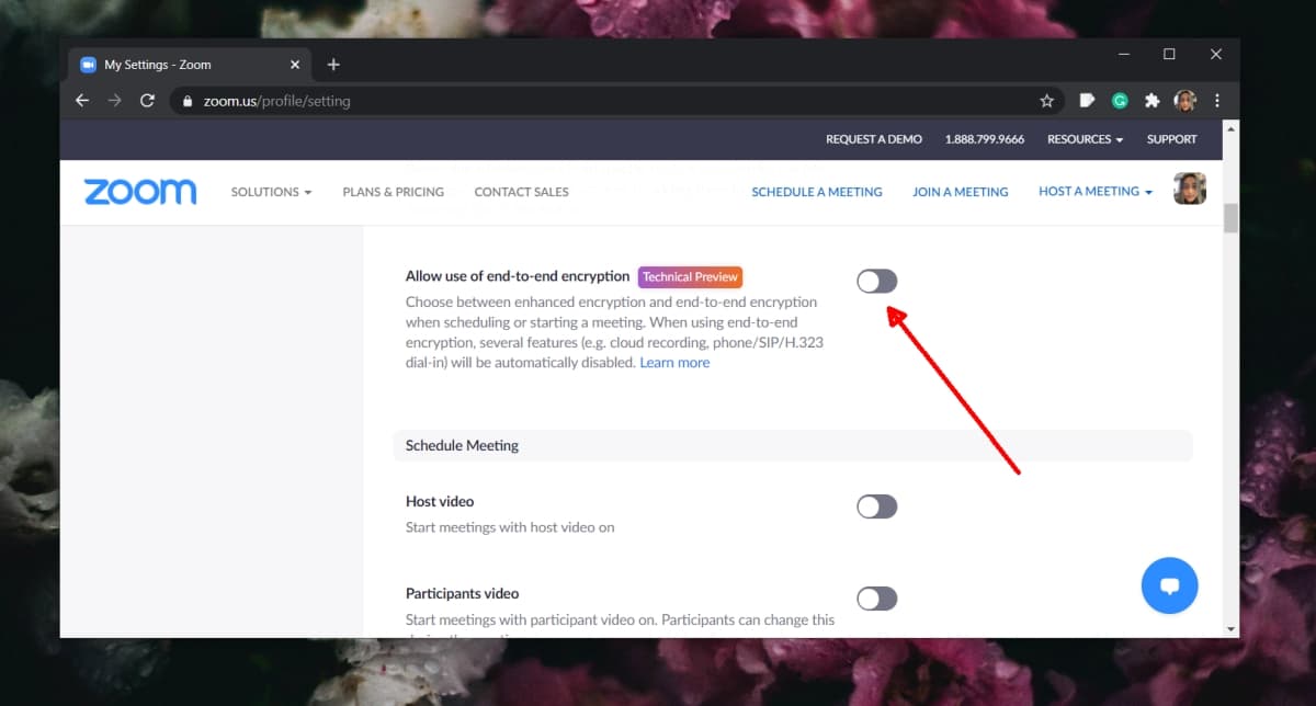 كيفية تفعيل التشفير في مكالمات Zoom 2
