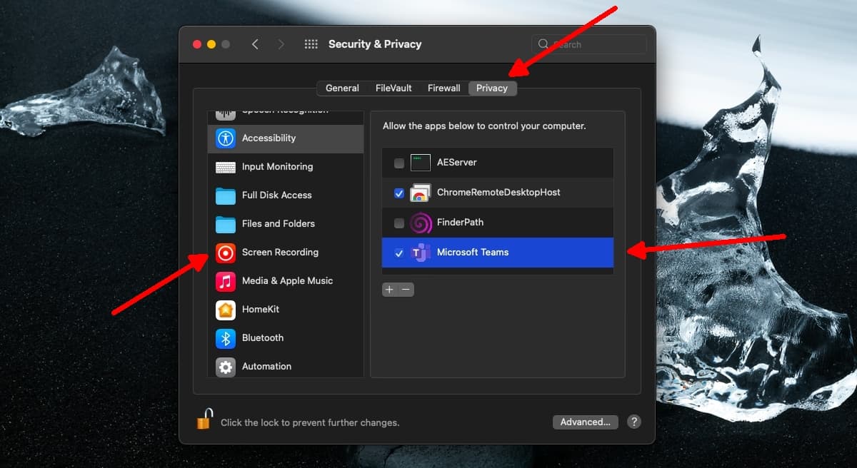 طريقة مشاركة شاشة Microsoft Teams 1