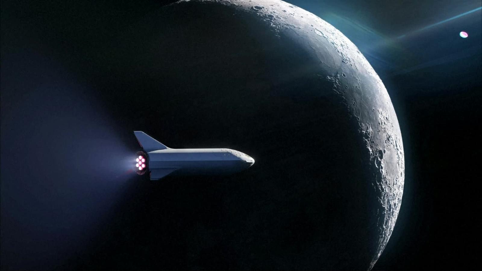 ناسا تمنح 3 مليارات دولار إلى SpaceX لتعيد رواد الفضاء إلى القمر