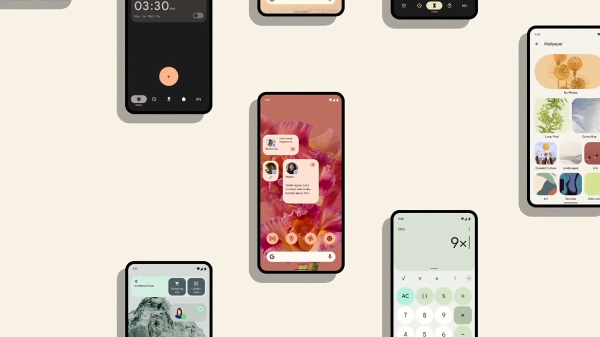 تصميم جديد لنظام أندرويد 12: Material You مع ألوان زاهية هذه المرة