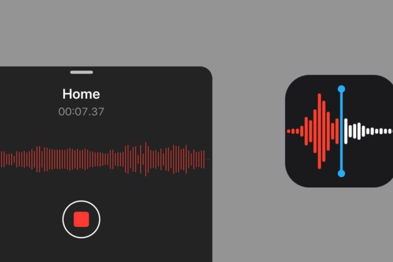 تسجيل الصوت في الايفون