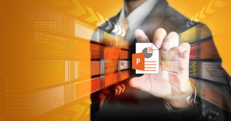 ضغط ملف بوربوينت