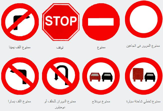 صورة لجميع تحذيرات السيارات