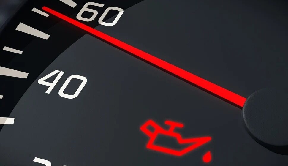 تحذير ضغط الزيت