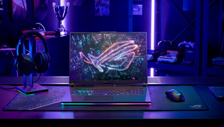 حواسيب ROG مع بطاقات رسوميات NVIDIA GeForce RTX: أداء عالي للألعاب والإنتاجية والذكاء الاصطناعي