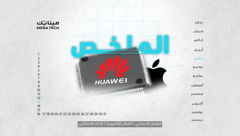 الملخص | Huawei تخسر الوصول للمعالجات، وصداع تسويقي يطارد Apple وإعلاناتها | 13 مايو 2024