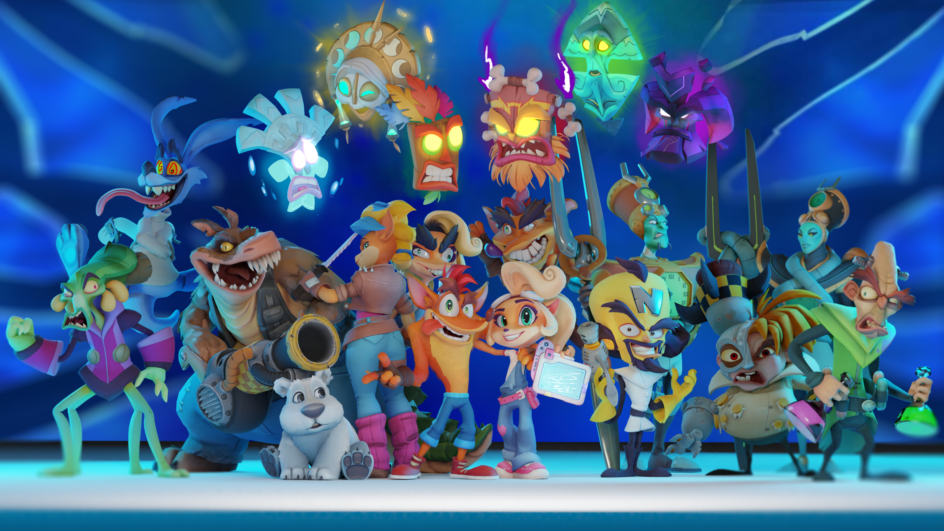 تعرف على جميع شخصيات لعبة كراش وفروق القوى بينها