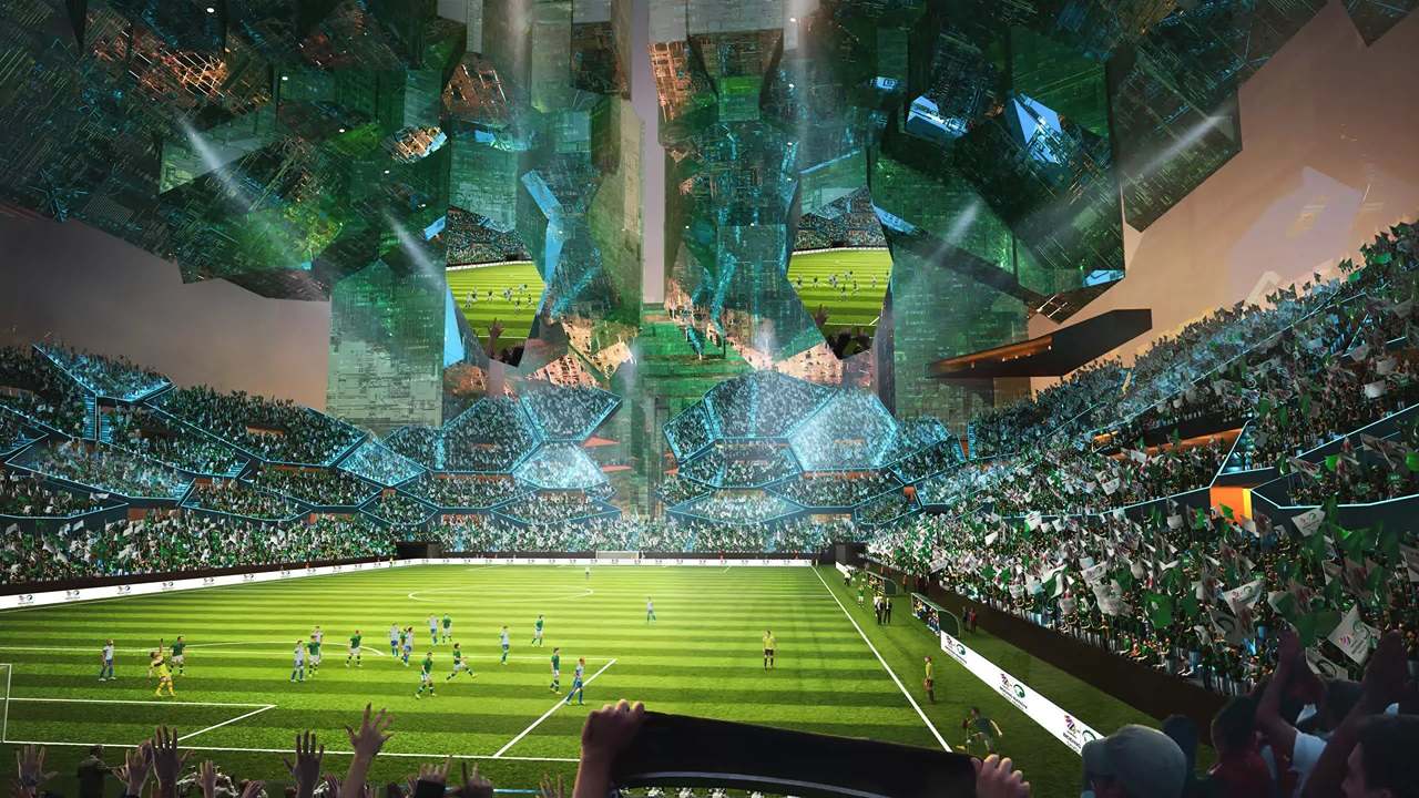 الكشف عن ملاعب السعودية المستقبلية لمونديال 2034