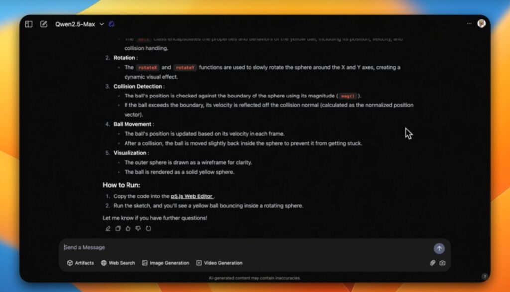دليل شامل لتستفيد من جميع المزايا لنموذج ذكاء اصطناعي قوين ماكس Qwen Max 2.5 مجانا