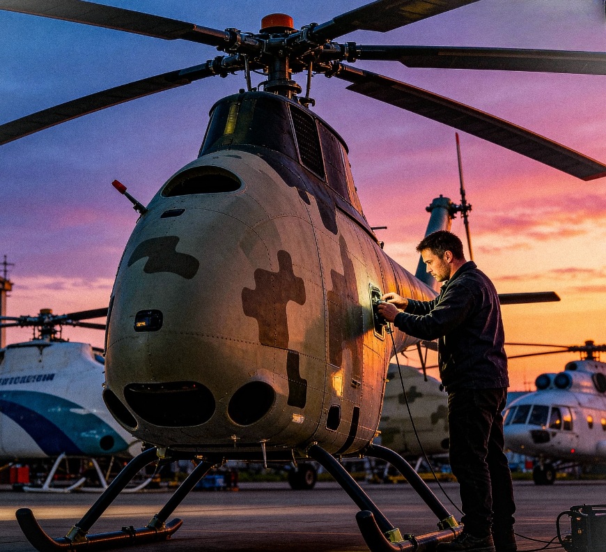 أحدث مروحية صينية مسيرة