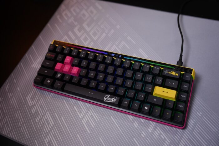 ROG Harpe Ace II and ROG Falchion Ace HFX button