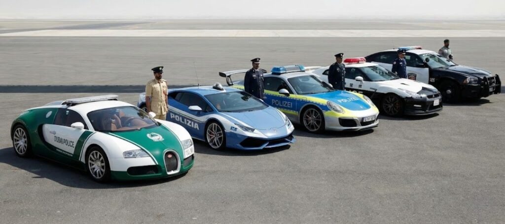 دول عربية في الصدارة، من الدول التي تملك أسرع سيارات الشرطة الخارقة 2025