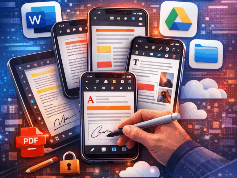 أفضل تطبيقات تعديل ملفات PDF 2026 للايفون والاندرويد