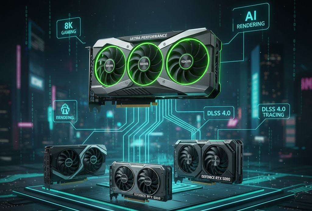 أحدث ترتيب كروت الشاشة nvidia من الأقوى إلى الأضعف من الفئة الاقتصادية إلى وحش الأداء