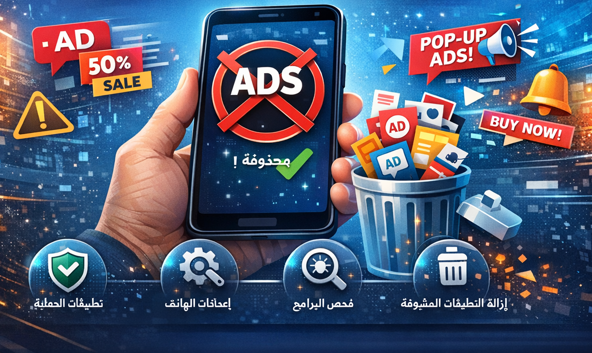 كيفية إزالة الاعلانات من الهاتف نهائيا 2026