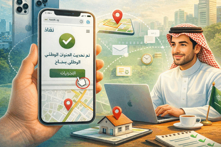 كيفية تحديث العنوان الوطني في نفاذ خلال دقائق فقط