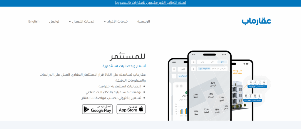 افضل تطبيقات العقار في السعودية
