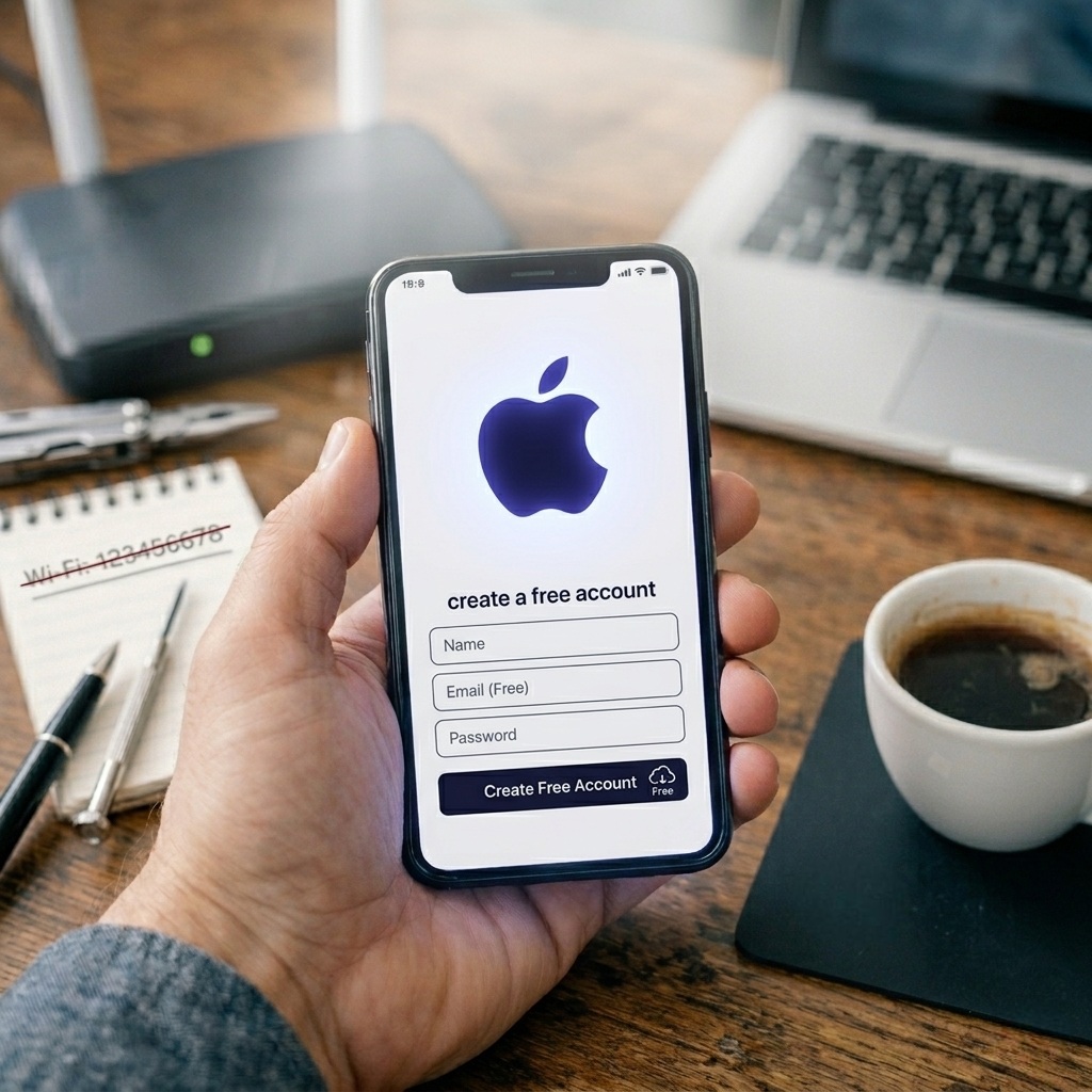 خطوات إنشاء حساب ابل ستور مجاني بسهولة