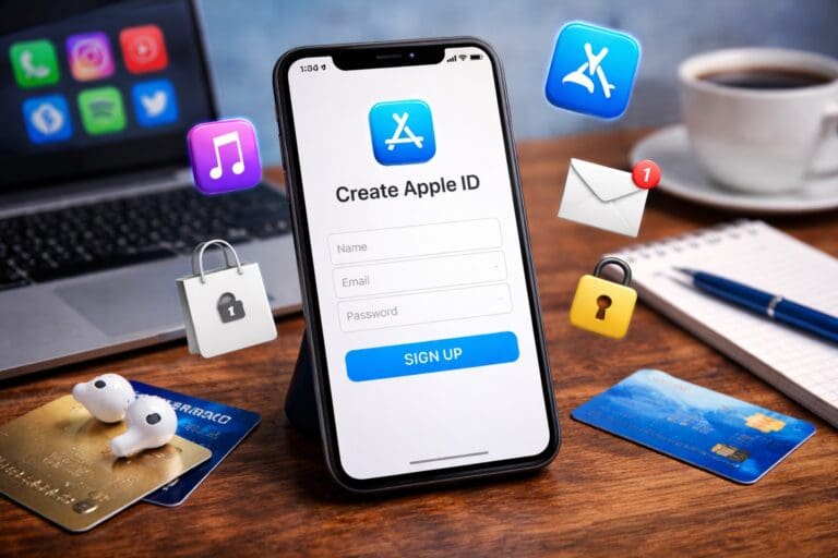 خطوات إنشاء حساب ابل ستور مجاني بسهولة