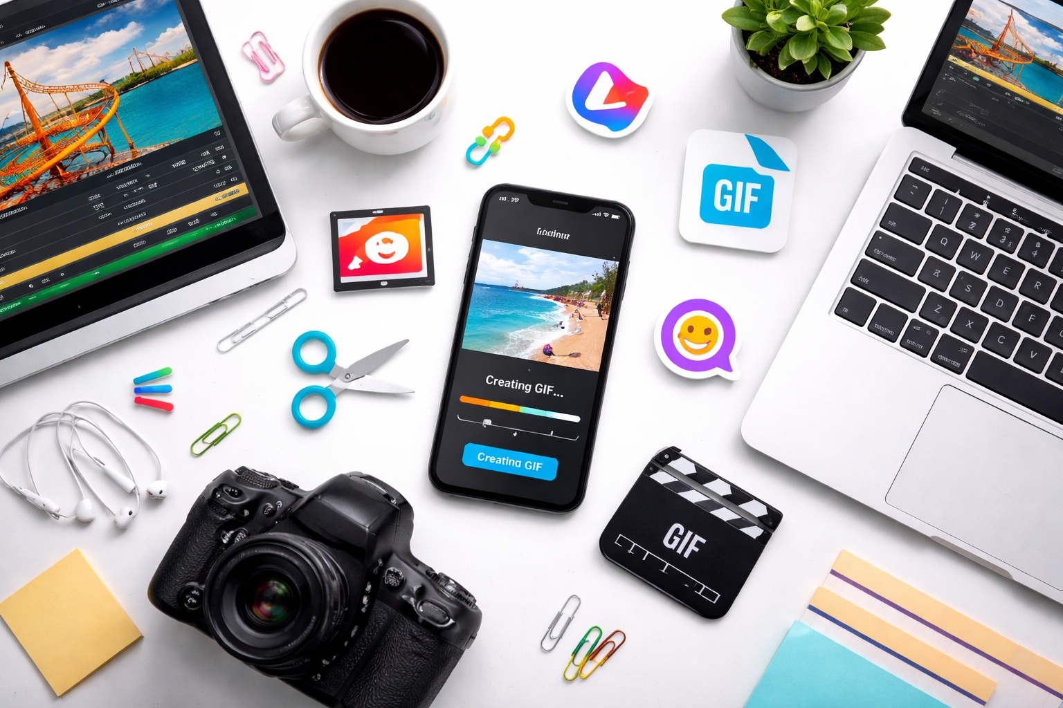 أبرز أدوات تحويل مقطع الى gif