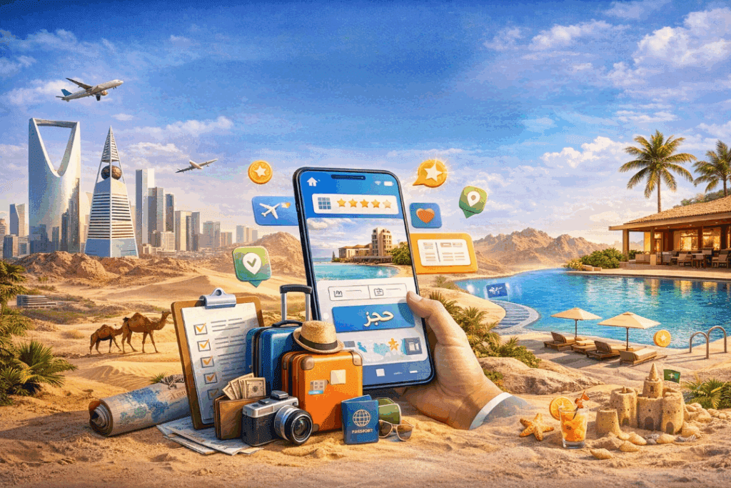 افضل تطبيقات حجز الفنادق والمنتجعات في السعودية وميزات كل منها