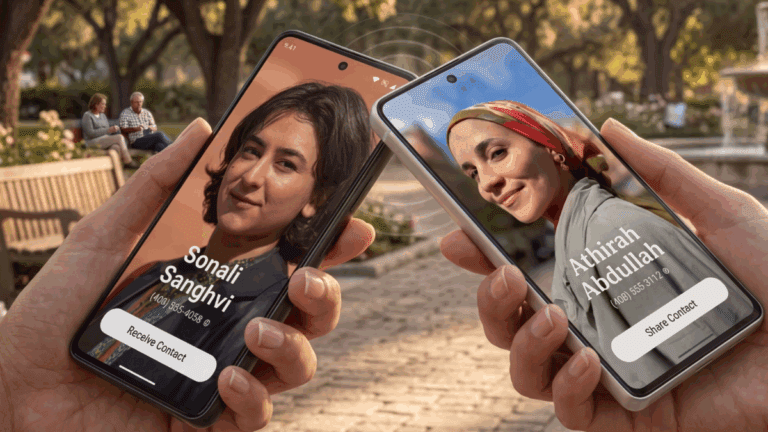 Tap to Share Google and Samsung