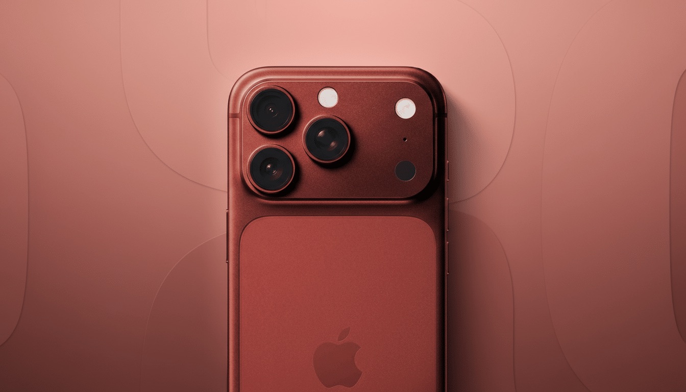 iPhone 18 pro red