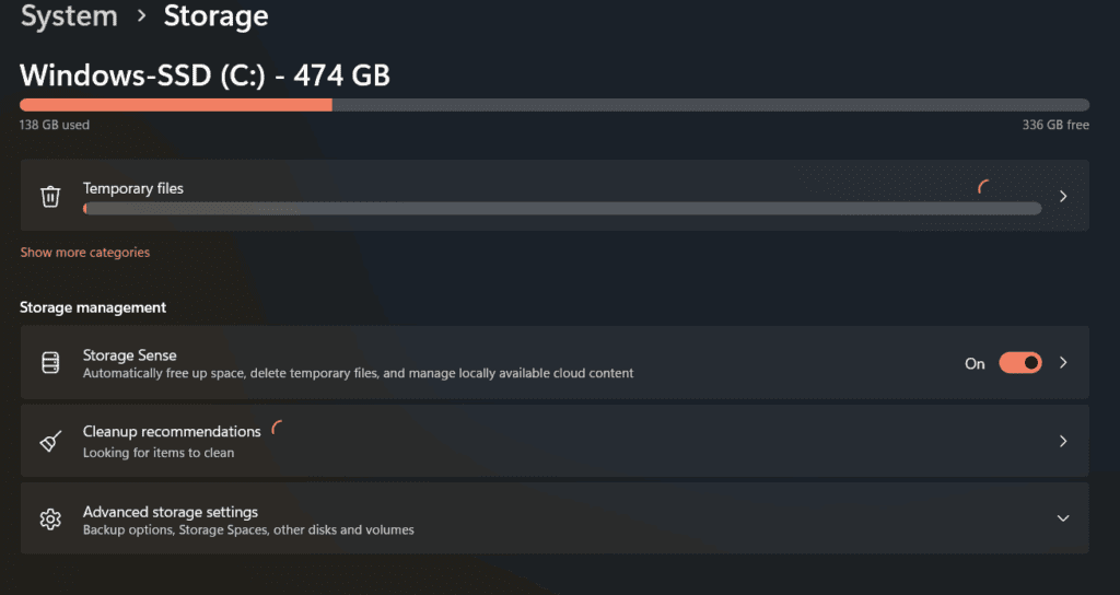 طرق حذف الملفات المؤقته من نظام ويندوز