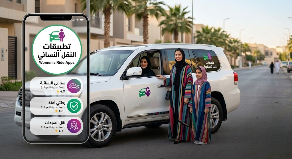 افضل تطبيقات توصيل نسائية في السعودية