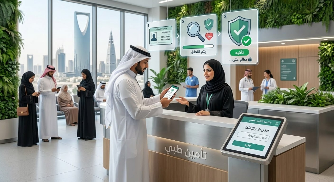 كيفية استعلام عن تأمين طبي برقم الهوية للتأكد من الصلاحية للمقيمين في السعودية