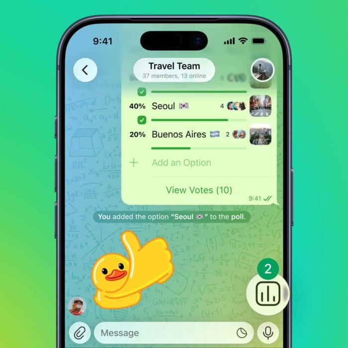 تحديث جديد من تيليجرام يقدّم محرراً ذكياً للنصوص ومزايا أخرى متقدمة 