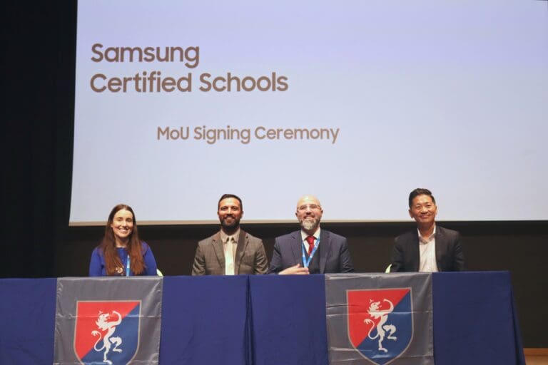 Photo GEMS Founders School Al Mizhar x Samsung SCS MoU