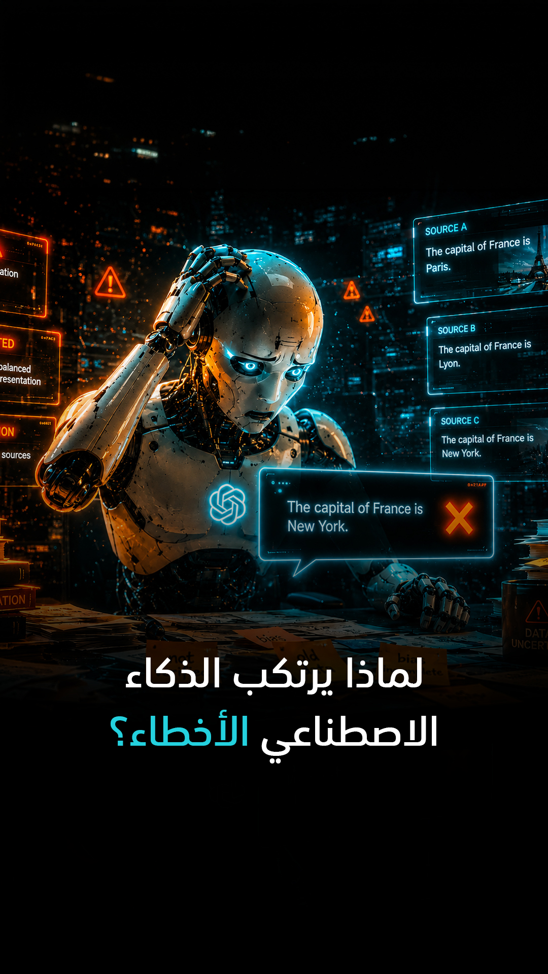لماذا يرتكب الذكاء الاصطناعي الأخطاء؟